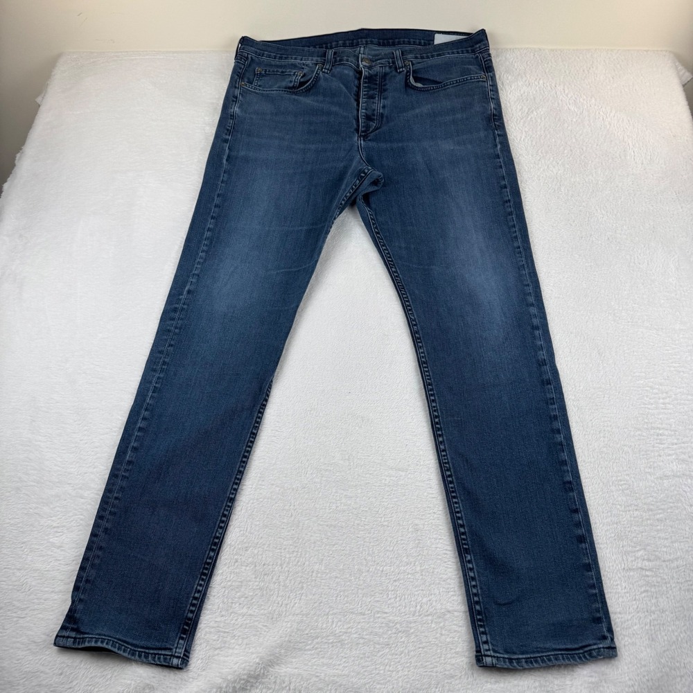 Rag & Bone Fit 1 Extra Slim Jeans Mens 38 Blue Bayview Button Fly Made in USA